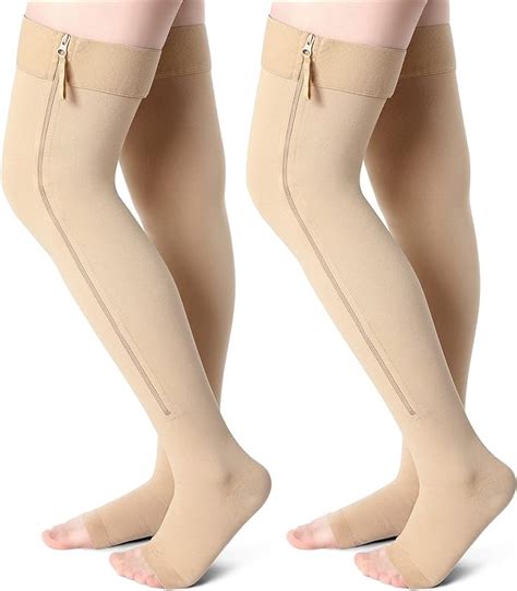 compression hose amazon|amazon thigh high compression stockings.